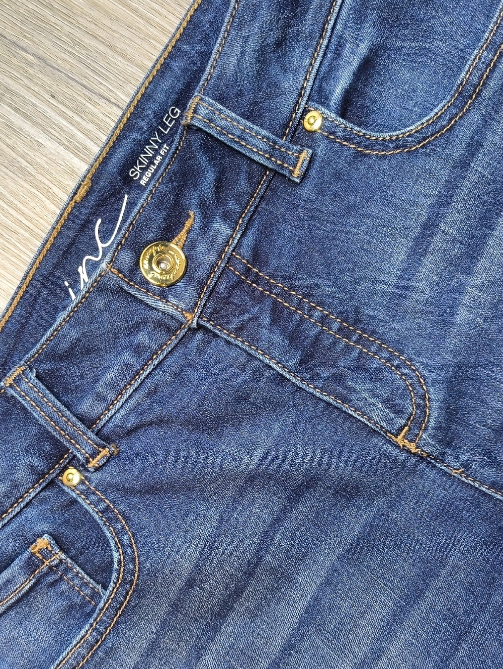 Skinny Leg High Rise w/27" Inseam INC Denim Size 10 Jeans sac327
